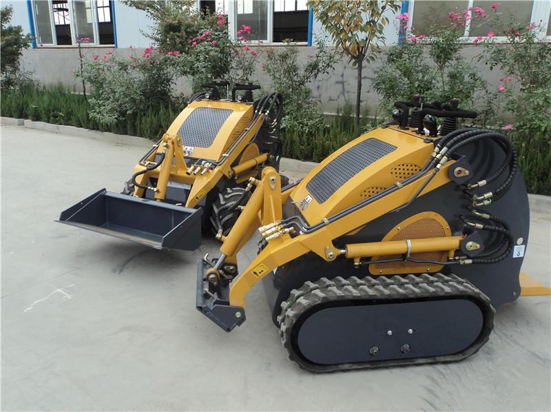 mini skid steer loader HY380 with bucket attachments